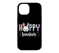 Carcasa para iPhone 14 Hoppy Teacher Happy Easter Bunny Gráfico
