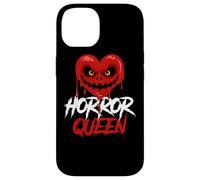 Carcasa para iPhone 14 Horror Queen Zombie Heart Película de Terror Fan Girls Movie Night