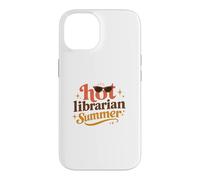 Carcasa para iPhone 14 Hot Librarian Summer Funny Reading Aesthetic Book