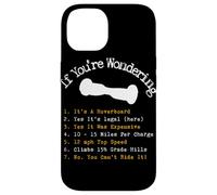 Carcasa para iPhone 14 Hoverboard Checklist Cool & Funny Hoverboard Gift