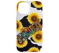 Carcasa para iPhone 14 Howdy Sunflower Western Cowgirl Country Diseño estético