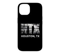 Carcasa para iPhone 14 HTX City of Houston Skyline Art Downtown Texas Souvenir Gift
