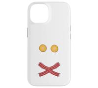 Carcasa para iPhone 14 Huevos fritos, Bacon Skull Desayuno Brunch Comida Niños Hombres Mujeres