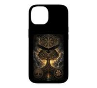 Carcasa para iPhone 14 Hugin & Munin - Camiseta con diseño de Cuervos de Odins Vikingo Árbol de la Vida