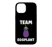Carcasa para iPhone 14 Humor Food Eggplant Simple Team Eggplant