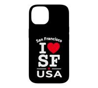 Carcasa para iPhone 14 I Heart San Francisco I Love SF USA Californ Graphic Design