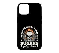Carcasa para iPhone 14 I Like My Parades Black and My Sugars Going Down EMO Goth