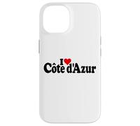 Carcasa para iPhone 14 I Love Heart Cote D'AZUR LA Riviera Francesa Niza MÓNACO