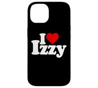 Carcasa para iPhone 14 I Love Heart Izzy Isabel Nombre EN UNA tee