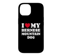 Carcasa para iPhone 14 I Love My Bernese Mountain Dog Boyero de Montana Bernés