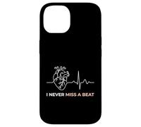 Carcasa para iPhone 14 I Never Miss A Beat Heart Medical ECG Cardiología cardíaca