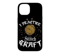Carcasa para iPhone 14 I Practice Stitch Craft - Yarn Knitting - Knitter's Gift