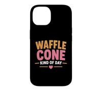 Carcasa para iPhone 14 Ice Cream Dessert Summer Food Humor Waffle Cone Kind of Day