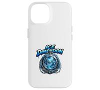 Carcasa para iPhone 14 Ice Dimension Frozen World Clock Fantasía Escena