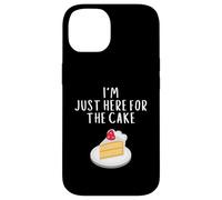 Carcasa para iPhone 14 I'm Just Here For The Cake Funny Wedding Party Costume Cakes
