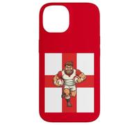 Carcasa para iPhone 14 Imparable Carga Cartoon Rugby Power Run