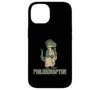 Carcasa para iPhone 14 Impresión humorística de Philosoraptor Logic Thinker Dinosaur Meme