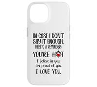Carcasa para iPhone 14 In Case I Don't Say It Enough Couples Romantic Husband Wife