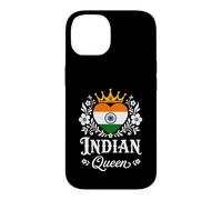 Carcasa para iPhone 14 Indian Queen India Flag Proud Indian Woman