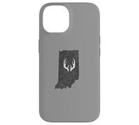 Carcasa para iPhone 14 Indiana IN Deer Hunting Shed Antlers Design