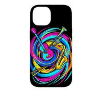 Carcasa para iPhone 14 Instrumentos Musicales Flautista Retro