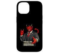Carcasa para iPhone 14 Insurance Devil | Protesta Humor Satanás Mal Codicia Corporativa