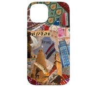 Carcasa para iPhone 14 Irak Bagdad Irak Home IRQ Diseño de Mapa iraquí I Love Irak Flag