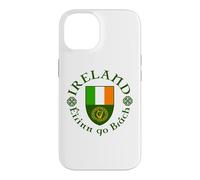 Carcasa para iPhone 14 Irlanda Éirinn go Brách (Irlanda para Siempre) Escudo de Arpa Celta
