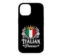 Carcasa para iPhone 14 Italian Princess Italy Flag Proud Italian Girl