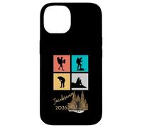 Carcasa para iPhone 14 Jacobsweg 2026 Diseño de Fases del Peregrino del Camino de Santiago