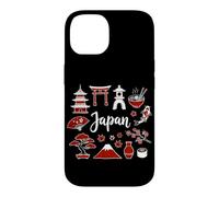 Carcasa para iPhone 14 Japón Viajes Iconos Cultura Japonesa Nippon Souvenir Art