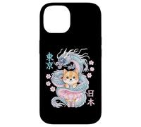 Carcasa para iPhone 14 Japonés Dragon Kawaii Ballet Ballerina Lindo Anime Amante