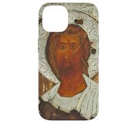 Carcasa para iPhone 14 Jesucristo El Salvador Icono Ortodoxo Oriental