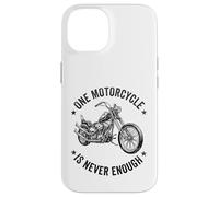 Carcasa para iPhone 14 Jinete de Motocicleta Una Motocicleta Nunca es Suficiente