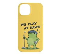 Carcasa para iPhone 14 Jugamos En Dibujos Animados De Golfista Rana A