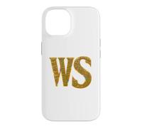 Carcasa para iPhone 14 Jugar Títulos Comedias Historias Tragedias Bard Initials