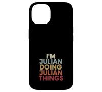 Carcasa para iPhone 14 Julian Name Julian Personalized Name First Given