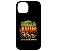 Carcasa para iPhone 14 Juneteenth Celebration Empowering Melanin Design