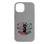 Carcasa para iPhone 14 Juneteenth Freedom Day Emancipation Fist