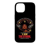 Carcasa para iPhone 14 Juneteenth She Whispered I Am The Storm Women's Black History