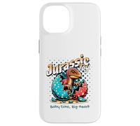 Carcasa para iPhone 14 Jurassic Joy Baby Dinosaur Big Heart Cute Dino Art