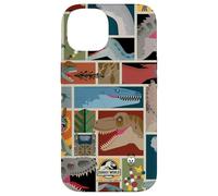 Carcasa para iPhone 14 Jurassic World Classified Creatures Postcard All Over Print