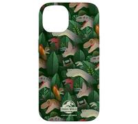 Carcasa para iPhone 14 Jurassic World Dinosaurs in The Wild All-Over Print