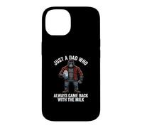 Carcasa para iPhone 14 Just A Dad Who Always Came Back with The Milk