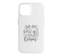 Carcasa para iPhone 14 Just a Girl Who Loves an Octopus Cute Octopus
