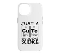 Carcasa para iPhone 14 Just a Girl Who Loves Science Cute Girls Science Teacher