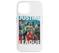 Carcasa para iPhone 14 Justice League Hall of Justice Painting