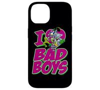 Carcasa para iPhone 14 Justice League I Heart Bad Boys