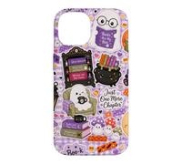 Carcasa para iPhone 14 Kawaii Halloween Ghost Cute Spooky Book Lover Boo Season