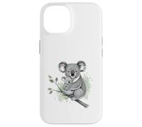 Carcasa para iPhone 14 Koala Mama Bebé Madre Niño Mamá Amor